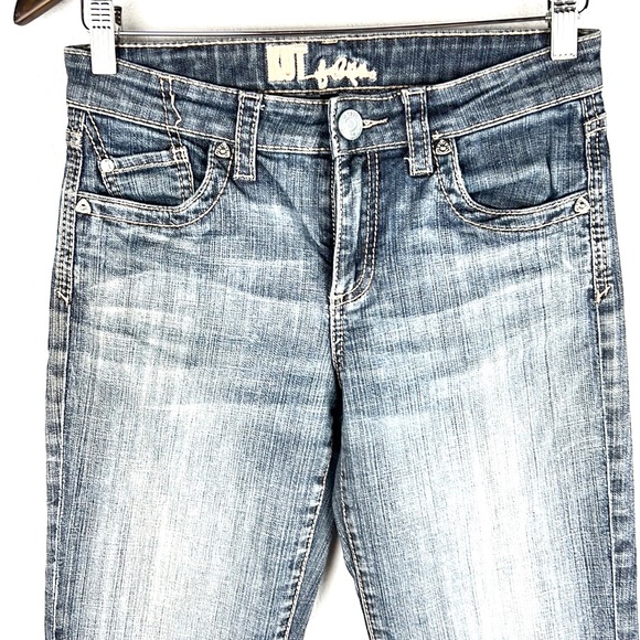 KUT FROM THE KLOTH | 👖 Pale Blue Mid-Calf Low-Rise Cropped Capris Jeans - Picture 5 of 11